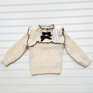 NWT Janie and Jack Textured Bow Sweater - Picture 1 of 5