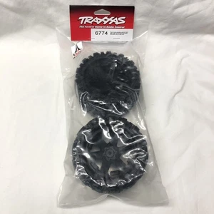 Traxxas 6774 Talon EXT Tires Foam Inserts & RXT Black Wheels 2wd Rear TSM Rated - Picture 1 of 6