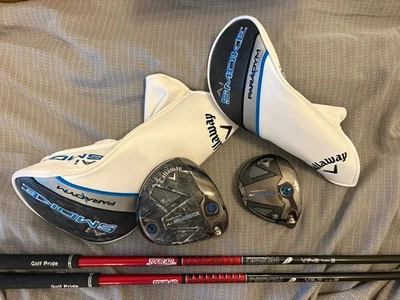 Mint Callaway AI Smoke TD Set 9*Driver & 3 Wood Graphite Design Tour AD VF-6S/7S - Image 1 of 4