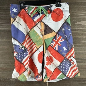 Billabong Eco-Supreme Suede Tie Dye Board Shorts Swim Trunks Multicolor Size 30 - Picture 1 of 10