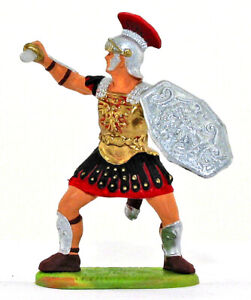 Preiser Elastolin 50214 Roman Legionary Parrying - original painted 70mm mib