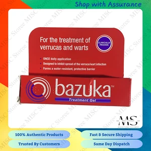 Bazuka Treatment Gel -Treatment for Verrucas and Warts - 6g - Brand New - Picture 1 of 3