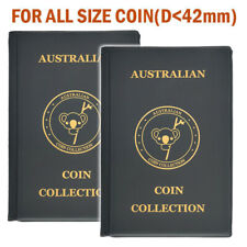 2xCoin Album Australian Coin Collection 50c cent coin Folder Book Hold 150 Coins