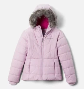 Columbia Girl's Pink Rose Katelyn Crest Puffer Jacket Aura Size Youth Large - Picture 1 of 3
