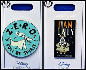 Disney Parks - Nightmare before Christmas ZERO & I am only Mayor - Set of 2 pins - Picture 1 of 1