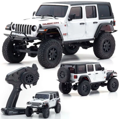 NEW Kyosho 32521W Mini-Z 4X4 Jeep Wrangler Unlimited Rubicon Bright Whte RTR - Image 1 of 4