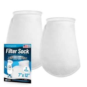 Aquatic Experts 7-Inch Ring 100 Micron Felt Filter Socks - Medium for Aquariums - Picture 1 of 9