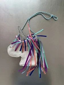Crewcuts Purse Unicorn Glitter White - Picture 1 of 3