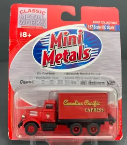 1:87 Diecast Classic Metal Works White WC Delivery Van Canadian Pacific HO5680 - Picture 1 of 2