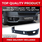 Fits Vw Transporter T5.1 Sportline Front Bumper Splitter Spoiler Not Fiberglass