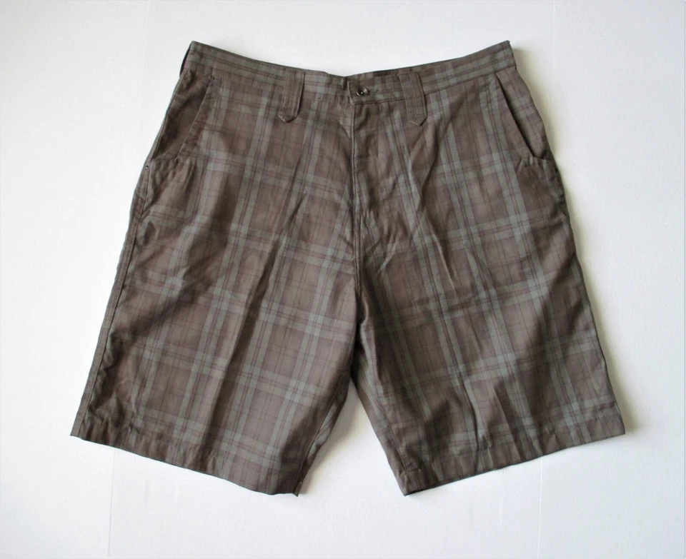 REDSAND SHORTS MENS SIZE 38 OLIVE MULTICOLOR PLAID  CASUAL RELAXED FIT Foto 1 de 4