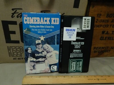 The Comeback Kid (VHS, 1980) John Ritter ~ Susan Dey ~ Romantic Comedy Retro Ltd - Image 1 of 3