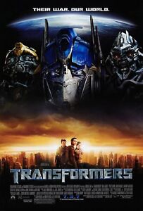 TRANSFORMERS (2007) ORIGINAL MOVIE POSTER  -  ROLLED  -  DOUBLE-SIDED