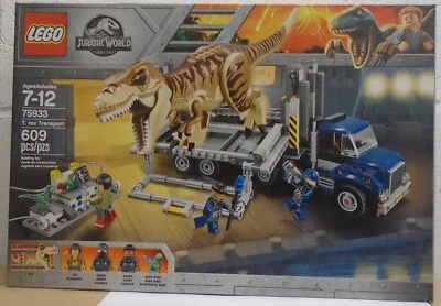 LEGO #75933 Jurassic World T. Rex Transport Dinosaur Jurassic Park SEALED NEW! - Image 1 of 2