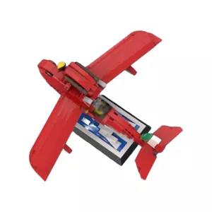 MOC: Seaplane Model from Anime Movies Toys Building Set 572 Pieces with Stand - Picture 1 of 9