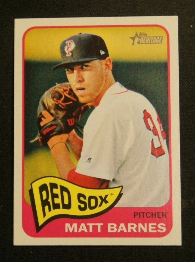 2014 Topps Heritage Minors, Pawtucket Red Sox - MATT BARNES - Image 1 of 1