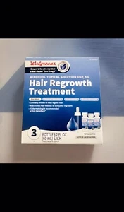 Mens 5% Minoxidil Topical Hair Regrowth Treatment 3 Month Supply - Picture 1 of 2