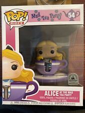 Funko Pop! Rides #54 Alice At The Mad Tea Party Disney Parks Exclusive Vaulted 