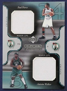 2002-03 Upper Deck Ovation Authentics Warm-Ups Dual #PP/AW Paul Pierce/Walker - Picture 1 of 2