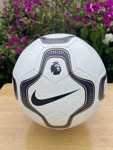 Nike English Premier League Classic Soccer Ball Size 5 Gold & White - Picture 1 of 4