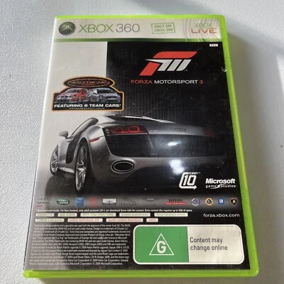 Forza Motorsport 3 / Halo 3 ODST - Microsoft Xbox 360 Game PAL COMPLETE - image 1 of 4