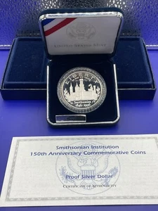 1996-P US Mint Smithsonian Institution Proof Comm Münze 1 $ schöne Münze - Bild 1 von 9