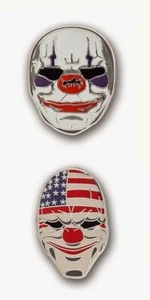 Payday 2 Collectible Pin New & Sealed DALLAS and CHAINS set - Afbeelding 1 van 2