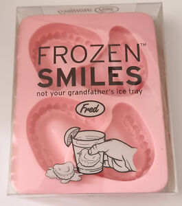 Denture Teeth mould Ice tray False gnashers joke dental gift Frozen Smiles