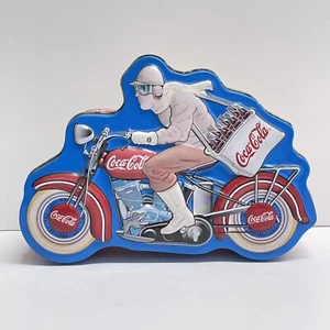 Vintage 1999 Coca-Cola Motorcycle Delivery Collectible Tin - Picture 1 of 4