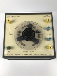 Electrolab EC613-54 Vintage Wound Rotor & Armature Speed Controller 150V 1/3 H.P - Picture 1 of 7