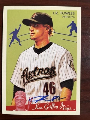 J.R. Towles Houston Astros Autograph GG-JT 2008 UD Goudey Graphs - Image 1 of 2