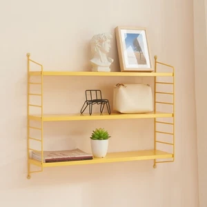 Modulares Wandregal Strängnäs Gelb [en.casa] - Bild 1 von 7