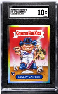 2024 Bowman Chrome Evan Carter GPK SGC 10 - Picture 1 of 2