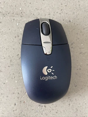 Logitech V200 M-RBK93B Blue Wireless Mouse & USB Dongle Receiver 2.4ghz tested  - Image 1 of 4