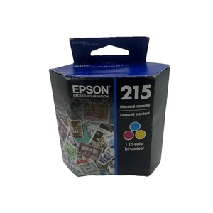 Neu Original Epson 215 Tri-Color Tintenpatronen WF-100 WF-110 EC-C110 EXP 08/27 - Bild 1 von 3
