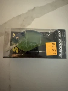New Megabass Crankbait S-Crank 2.0 Biwako Seethrough Chart - Picture 1 of 1