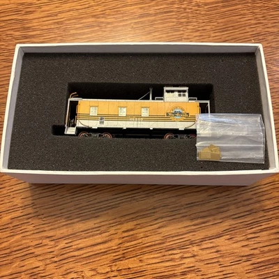 Overland Models HO Brass #1155 HO D&RGW Steel Riveted Caboose #01407 1990s w/Box - Image 1 of 4