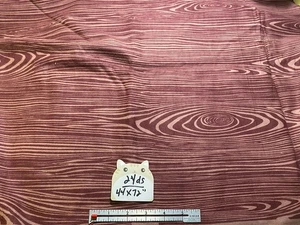 2 Yd Flannel Fabric Wood Grain Burgundy Joanne Fabric - Picture 1 of 5