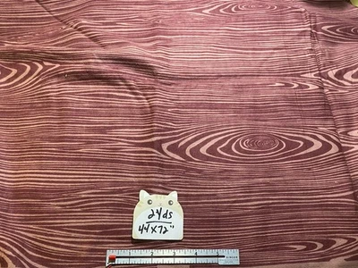 2 Yd Flannel Fabric Wood Grain Burgundy Joanne Fabric - Image 1 of 4