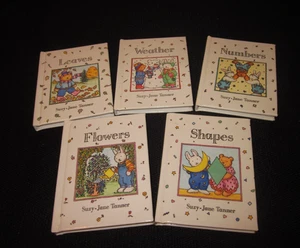 Suzy Jane Tanner "Bunnies & Bears Mini Books Lot 5" Leaves Shapes Hardcover 1991 - Imagen 1 de 24