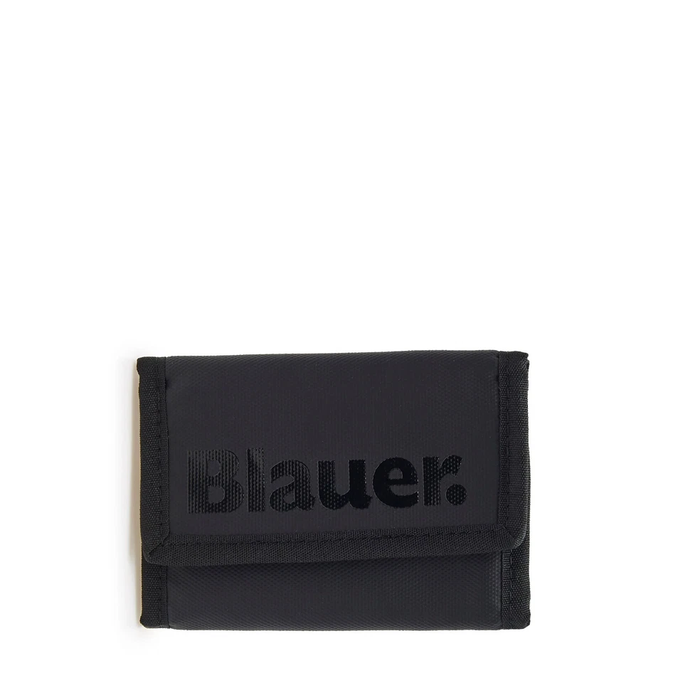 Portafoglio uomo Blauer Nero Portamonete Porta carte credito strappo S4Strap01