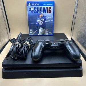 Sony PlayStation 4 Slim PS4 500GB Schwarz Spielekonsole CUH-2015A 11.0 - Bild 1 von 10