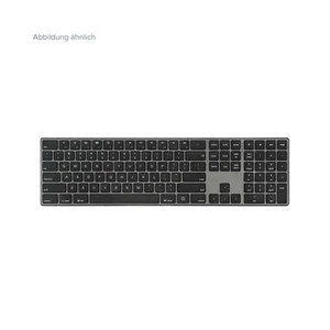 Perixx PERIBOARD-817 DE Kabellose Dual-Mode-Tastatur aus Aluminium, Vollformat - Bild 1 von 4