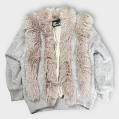 Suéter de piel Master Furrier DAVID GREEN FOX M Alaska EE. UU. Foto 1 de 4