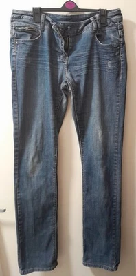 Dorothy Perkins blue jeans, size 14L, (please read description, needs repair) - Image 1 of 4
