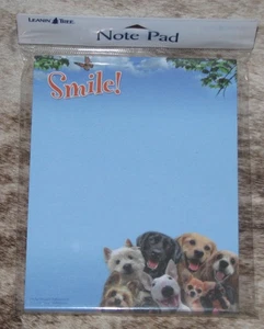 LEANIN TREE "Dogs Puppies Selfies" SMILE~Note Pad 60 sheets~#63177 - Picture 1 of 2