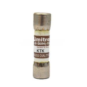 10pack Bussmann KTK-2 (KTK-2) 2 Amp Fast Acting Supplementary Fuse 600V - Picture 1 of 4