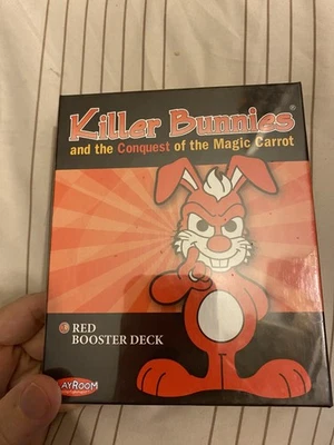 Killer Bunnies & Conquest of the Magic Carrot Card Game Red Booster Deck SEALED - Image 1 of 2