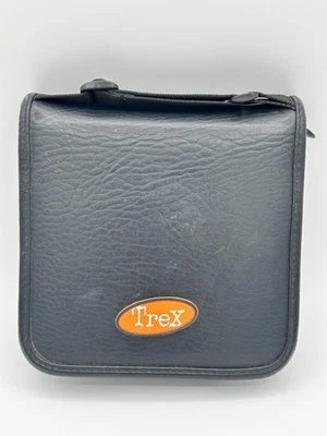 Vintage TREX CASE LOGIC 24 CD Carrying Padded Storage Travel Black - Image 1 of 3