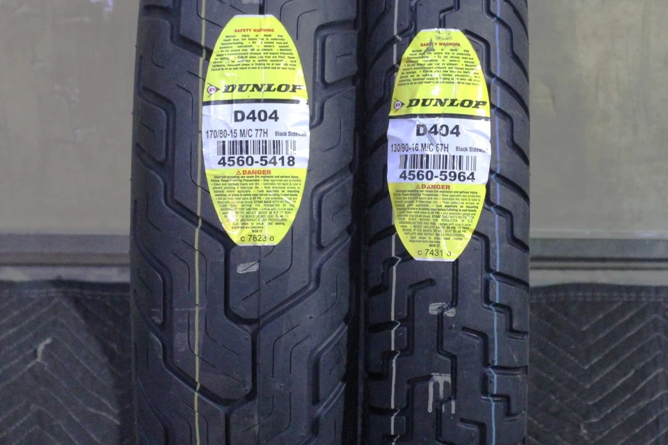 YAMAHA V-STAR XVS 1100 SILVERADO DUNLOP (JUEGO DE 2 NEUMÁTICOS) 130/90-16 Y 170/80-15  Foto 1 de 4